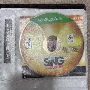 Xbox One "LET'S SING COUNTRY" Game and microphones